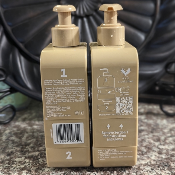 Brite Clean Color Dark Blonde Vegan Hair Color - Picture 3 of 3